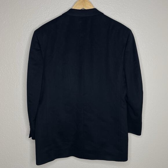 Vintage I Magnin Blazer 100% Pure Cashmere Men 42R Old Money Preppy Jacket USA - Picture 6 of 7